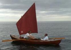 Magnus Woxén och Henrik Almstedt ror i Stockholms skärgård.