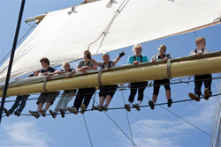 Tallship race: unga i riggen