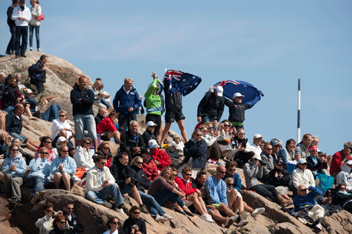 Matchracing är en åskådarsport. Foto: Dan Ljungsvik/LWM