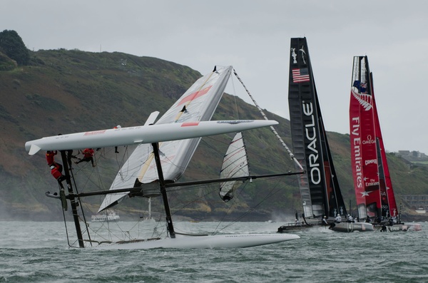 Americas Cup fleet racing Plymouth