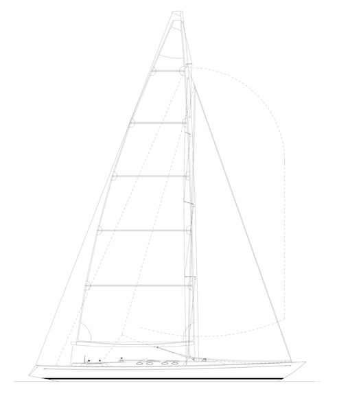 Swede 68 Sail  rig plane