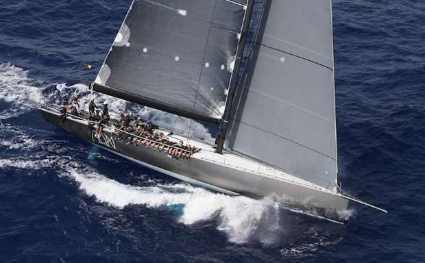 Ran sailing for record in Fastnet