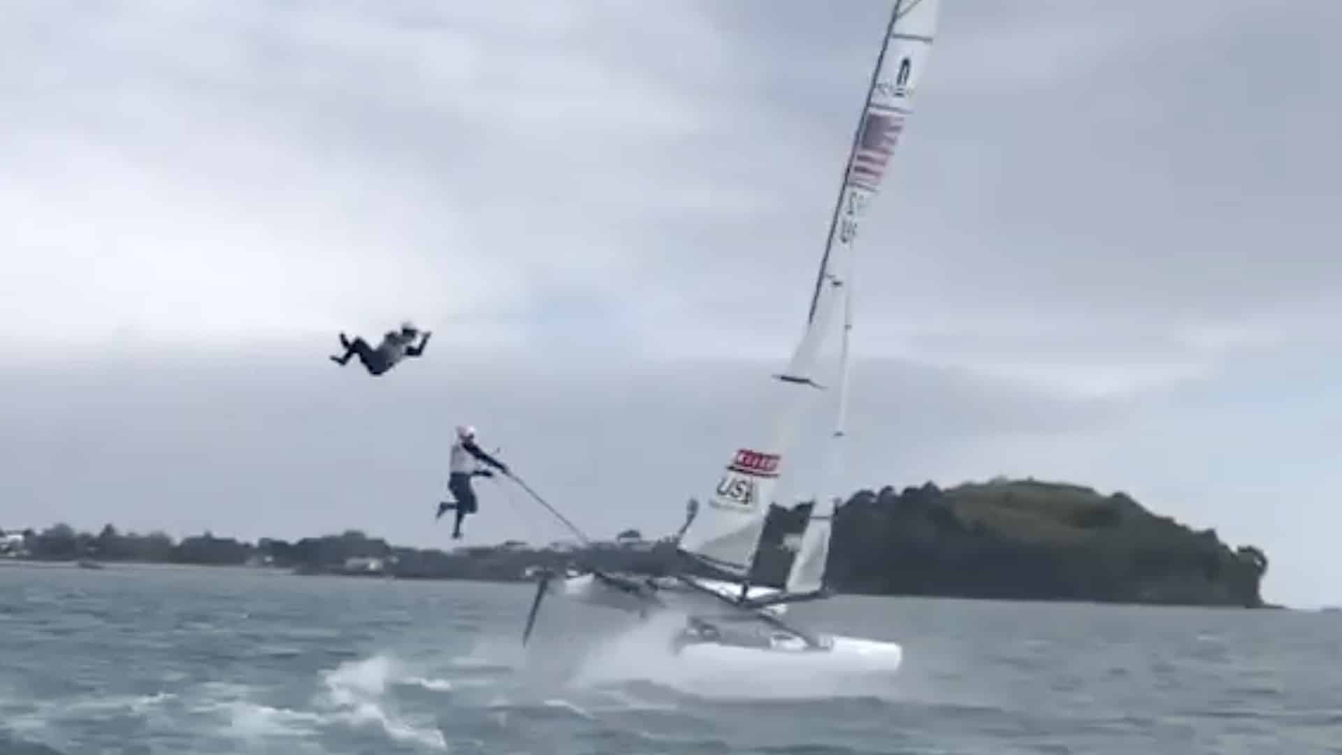 Nacra 17 crash.