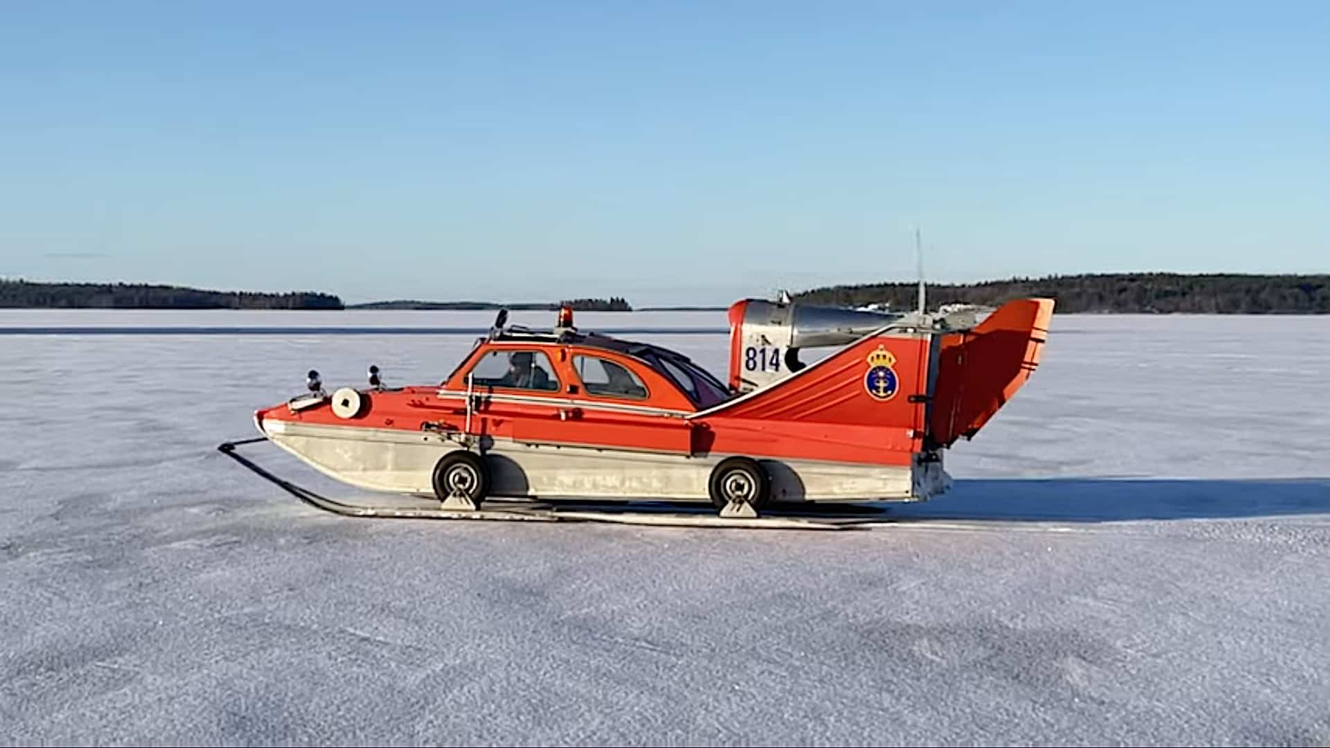 Hydrokopter från finska Pargas med en Rover V8-motor.